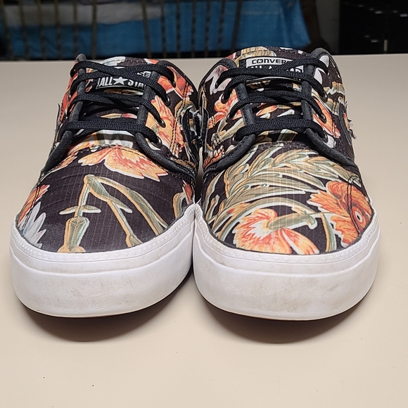 Converse Cons Zakim Ox floral low top skateboard sneakers size 11 - Picture 2 of 10